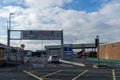 11/05/2019 Portsmouth, Hampshire, UK The entrance to Portsmouth Naval Base the home of the Royal Navy