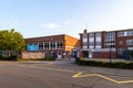 08/09/2020 Portsmouth, Hampshire, UK The exterior and main entrance of Portsmouth Academy school, formally city of Portsmouth