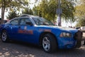 A Georgia state patrol vehicle or an American police car