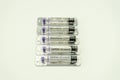 02/15/2020 Portsmouth, Hampshire, UK Lantus insulin vials in packaging, insulin used by diabetics Royalty Free Stock Photo