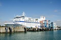 Brittany Ferries Normandie, Side View, Portsmouth Harbour