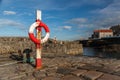 Portsoy Life Rings Royalty Free Stock Photo