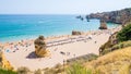 Portugal Algarve beach Praia Dona Ana in Lagos Royalty Free Stock Photo