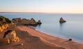 Portugal, Algarve, Lagos, Praia Dona Ana Royalty Free Stock Photo