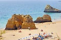 Portugal, Algarve, Portimao: Beach Royalty Free Stock Photo