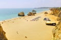 Portugal, Algarve, Portimao: Beach Royalty Free Stock Photo