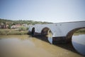 PORTUGAL ALGARVE SILVES BRIDGE Royalty Free Stock Photo