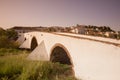 PORTUGAL ALGARVE SILVES BRIDGE Royalty Free Stock Photo