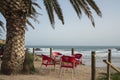 PORTUGAL ALGARVE ZAVIAL BEACH RESTAURANT Royalty Free Stock Photo