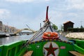 Portugal Aveiro in summer, little Venice of Portugal, Vouga river, Portugal Aveiro Chanel, typical tourist boat