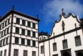 Portugal, Azores Islands, Sao Miguel, Beautiful baroque church facade.