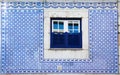 Portugal Azulejo style decor of street window