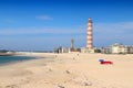 Portugal - Barra lighthouse Royalty Free Stock Photo