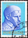 PORTUGAL - CIRCA 1963: A stamp printed in Portugal shows St. Vincent de Paul, circa 1963.