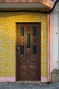 Portugal Classic Tiles Historic Doors Royalty Free Stock Photo