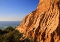 Portugal, Costa da Caparica, Arriba Fossil Natural Park Royalty Free Stock Photo