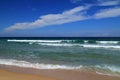 Portugal, deserted beach Royalty Free Stock Photo