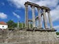 Portugal, Evora, view of the Roman temple of Diana