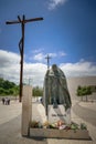 Portugal, Fatima, Statue of Pope John Paul II Royalty Free Stock Photo