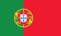 Portugal Flag official colors and proportion correctly vector illustration. Royalty Free Stock Photo