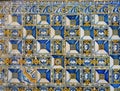 Portugal, Historical Azulejo ceramic tiles