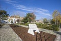 PORTUGAL - LEIRIA SQUARE GARDEN - 5 DECEMBER Royalty Free Stock Photo