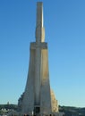 Portugal, Lisbon, Av. Brasilia, Monument of the Discoveries (Padrao dos Descobrimentos Royalty Free Stock Photo