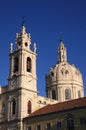 Portugal Lisbon Basilica da Estrela Church. Belfry detail.