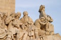 Portugal, Lisbon, Belem - Monument to the Portuguese voyages of Discovery detail.