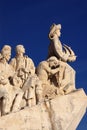 Portugal, Lisbon, Belem - Monument to the Portuguese voyages of Discovery detail.