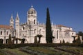 Portugal, Lisbon, Belem Hieronymites Monastery UNESCO World Heritage Site Royalty Free Stock Photo