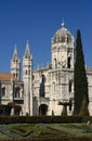 Portugal, Lisbon, Belem Hieronymites Monastery UNESCO World Heritage Site Royalty Free Stock Photo