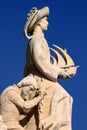 Portugal, Lisbon, Belem - Monument to the Portuguese voyages of Discovery detail. Henry the Navigator