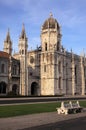 Portugal Lisbon Hieronymites Monastery Royalty Free Stock Photo