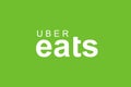 Portugal, Lisbon June 13, 2018: illustration of the UBER eats logo on a green background. A popular firm for the