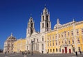 Portugal, Lisbon, Mafra. The National Palace and Franciscan Convent.