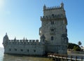 Portugal, Lisbon, Prasa do Imperio, Belem Tower (Torre de Belem Royalty Free Stock Photo