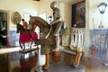 Portugal, Lisbon, R. Museu da Artilharia 51, Lisbon Army Museum, museum exposition, horse knight in armor