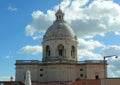 Portugal, Lisbon, 2 Rua da Veronica, National Pantheon (Panteao Nacional), view of the main dome of the pantheon Royalty Free Stock Photo