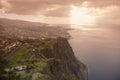 PORTUGAL MADEIRA CAMARA DE LOBOS LANDSCAPE Royalty Free Stock Photo