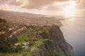 PORTUGAL MADEIRA CAMARA DE LOBOS LANDSCAPE Royalty Free Stock Photo