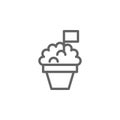 Portugal, manjerico icon. Element of Portugal icon. Thin line icon for website design and development, app development. Premium