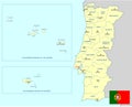 Portugal map - cdr format