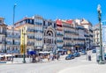 Porto, historical center listed as World Heritage by UNESCO, Praca de Almeida Garrett