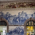 Portugal, Porto . Railway station Sao Bento .