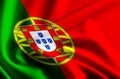 Portugal flag illustration