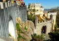 Portugal, Sintra, Pena Palace, Coach House Terrace and Monumental Gate Royalty Free Stock Photo