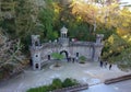 Portugal, Sintra, Quinta da Regaleira, Portal two Guardians (Portal dos Guardiales), general look