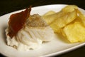 Portugal - steamed sun dried codfish Royalty Free Stock Photo