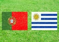 Portugal vs Uruguay Sports Background